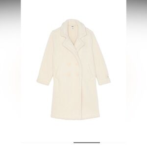 Pink Victoria’s Secret Plush Teddy Long Coat L